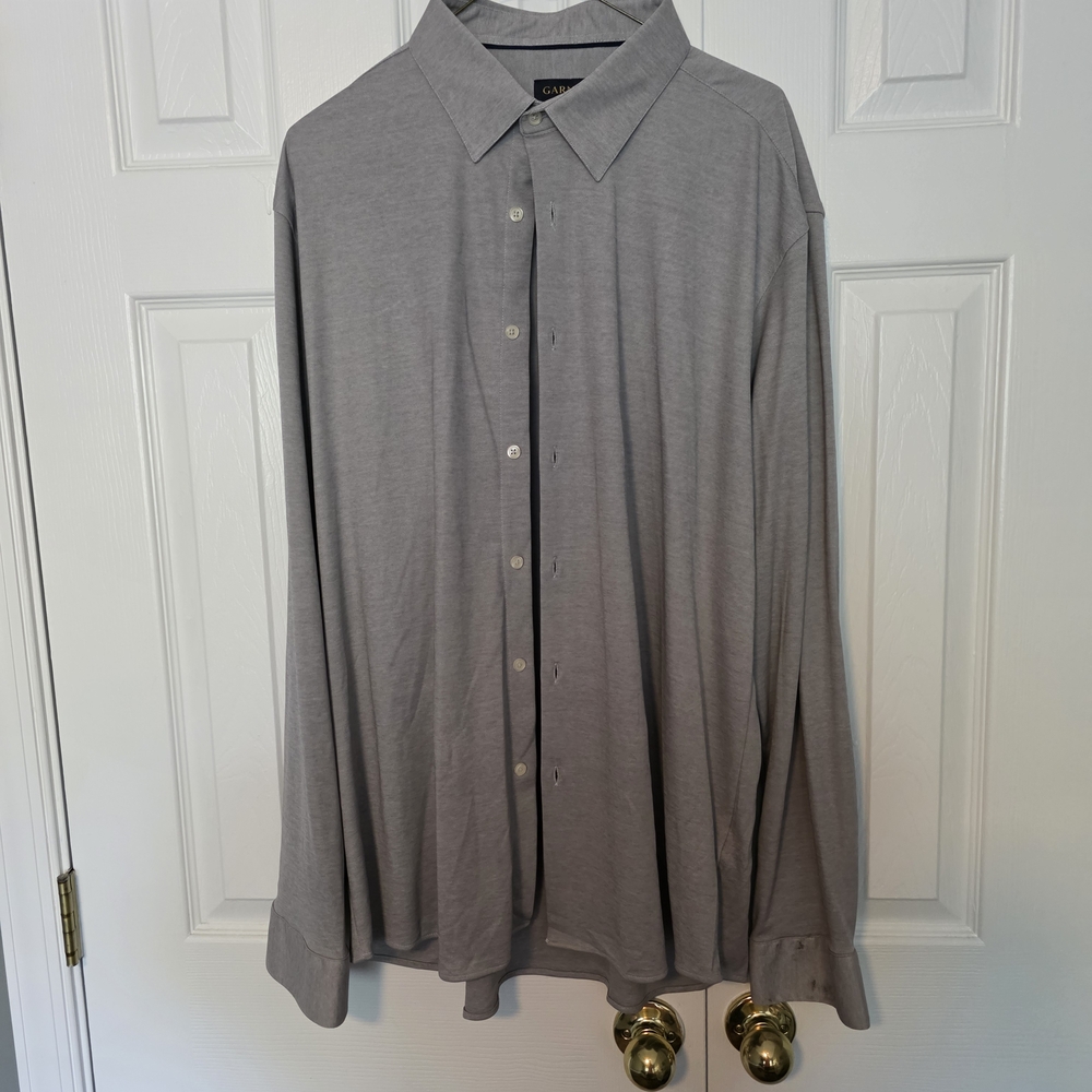 Classic Gray Button-Down Shirt